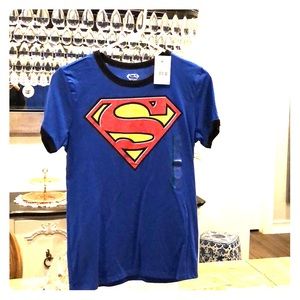 Women Super Man T-Shirt Size M